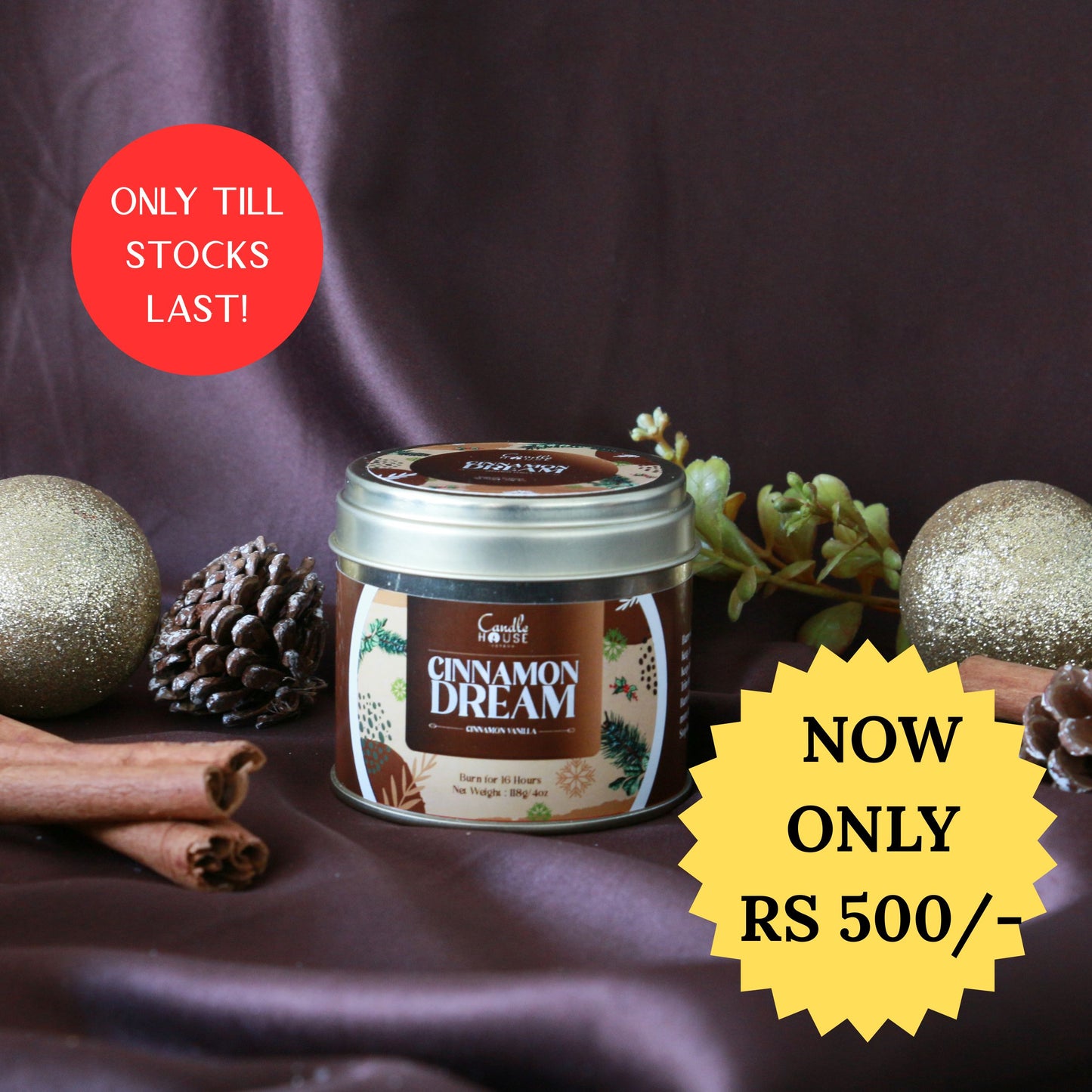 Cinnamon Dream Tall Tin