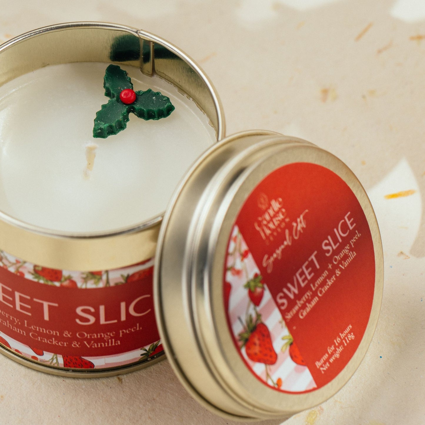 Sweet Slice Seasonal Tall Tin Candle