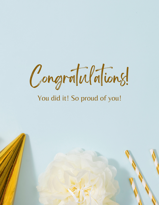 So Proud Of You! - Greeting Card
