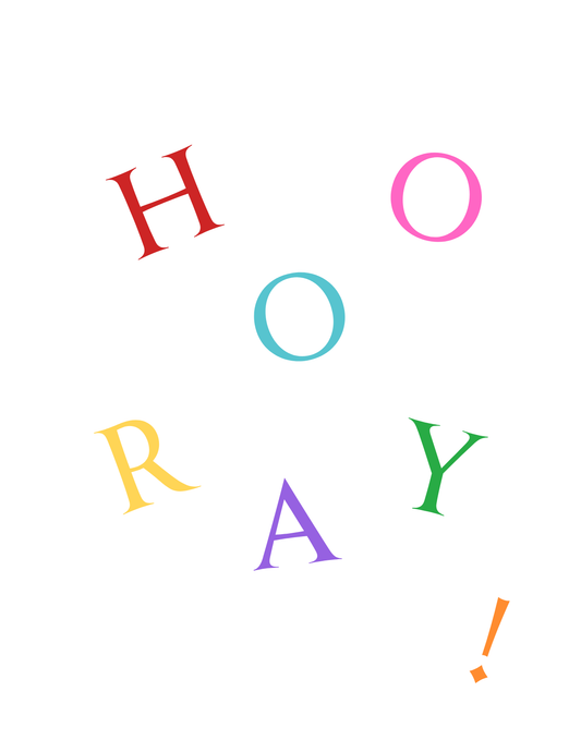 Hooray! - Greeting Card