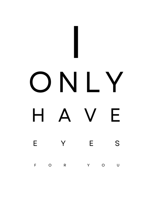 I Only Have Eyes For You - Greeting Card