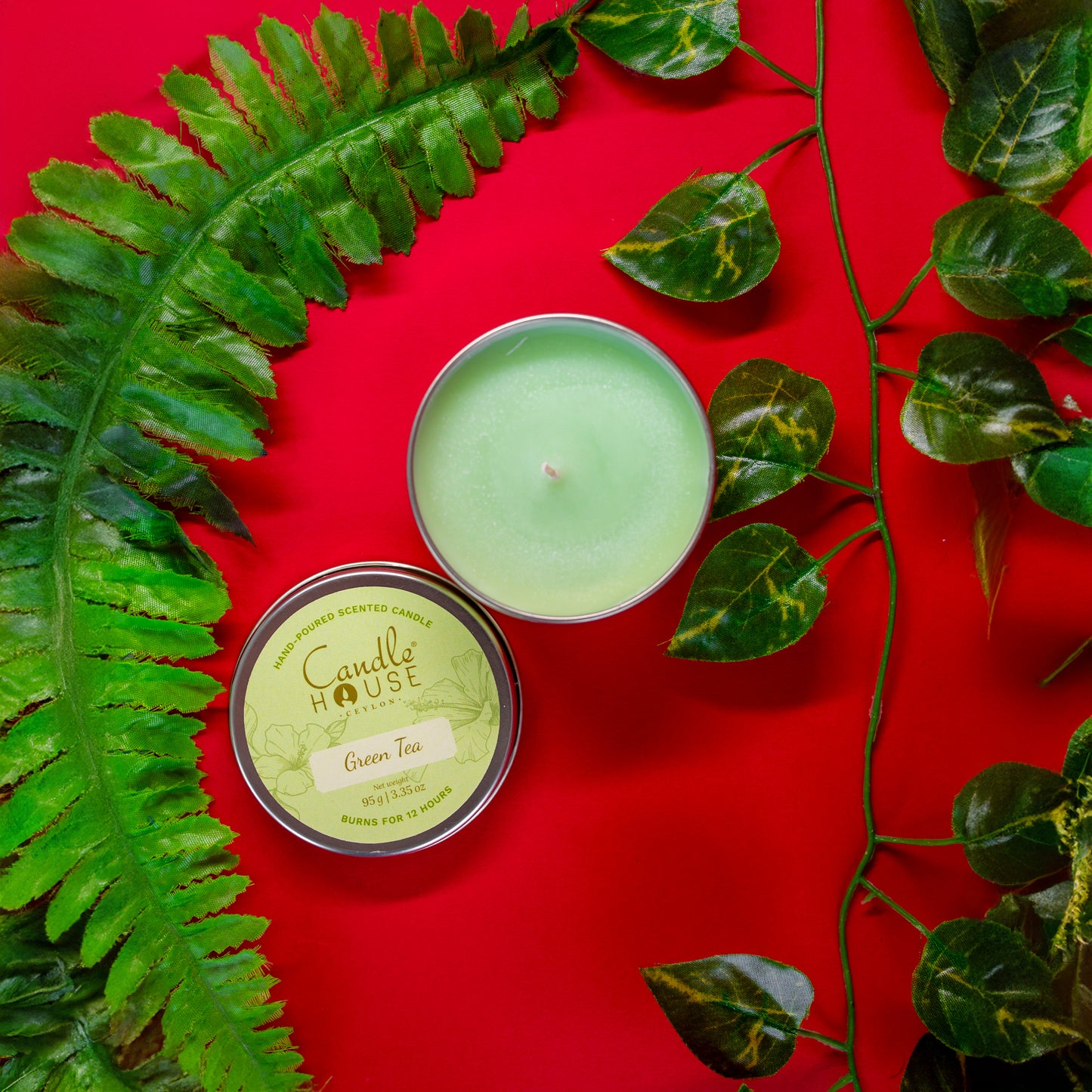 Green Tea Regular Tin Candle-SALE!