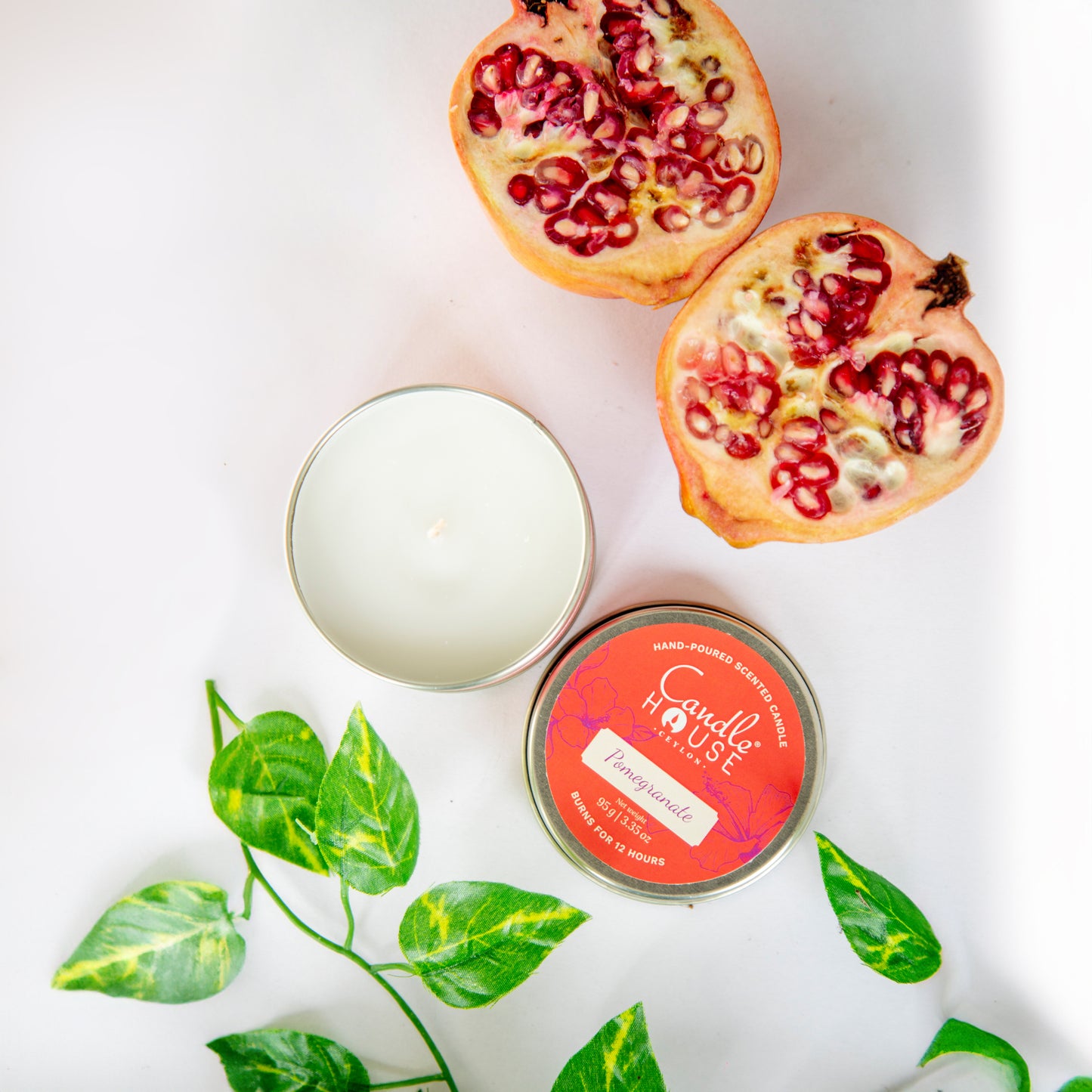 Pomegranate Regular Tin Candle