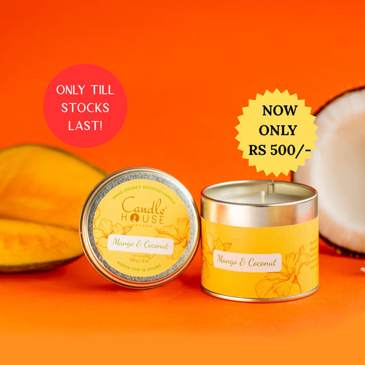 Mango & Coconut Tall Tin- SALE!