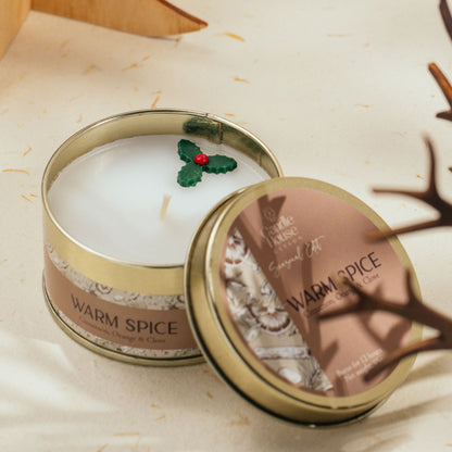 Warm Spice Seasonal Regular Tin Candle