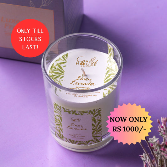 Linen Lavender Luxe Candle - SALE
