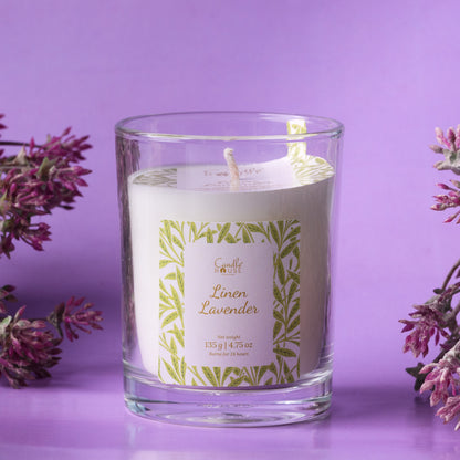 Linen Lavender Luxe Candle