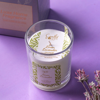 Linen Lavender Luxe Candle