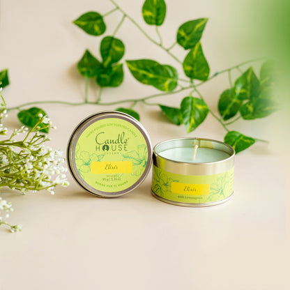 Elixir (Lemongrass) Regular Tin Candle