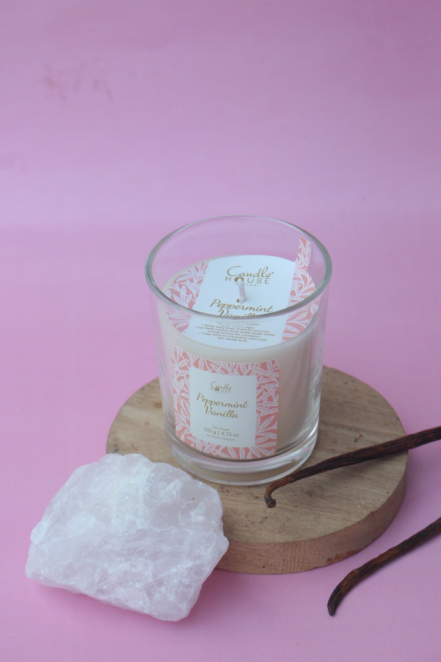 Peppermint Vanilla Luxe Candle- SALE