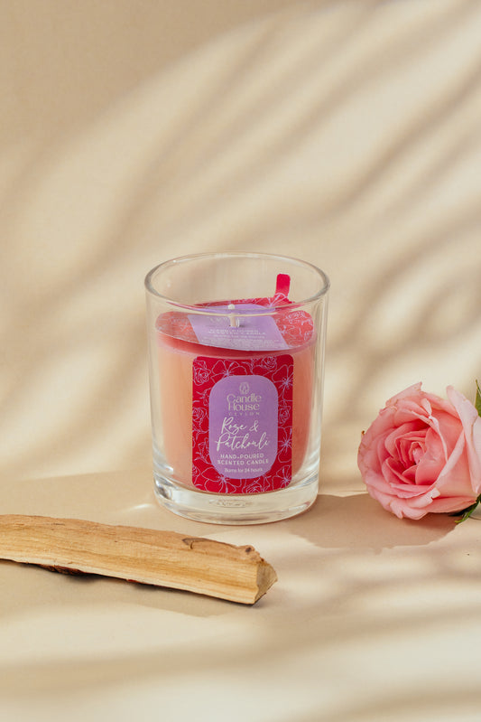 Rose & Patchouli Luxe Candle