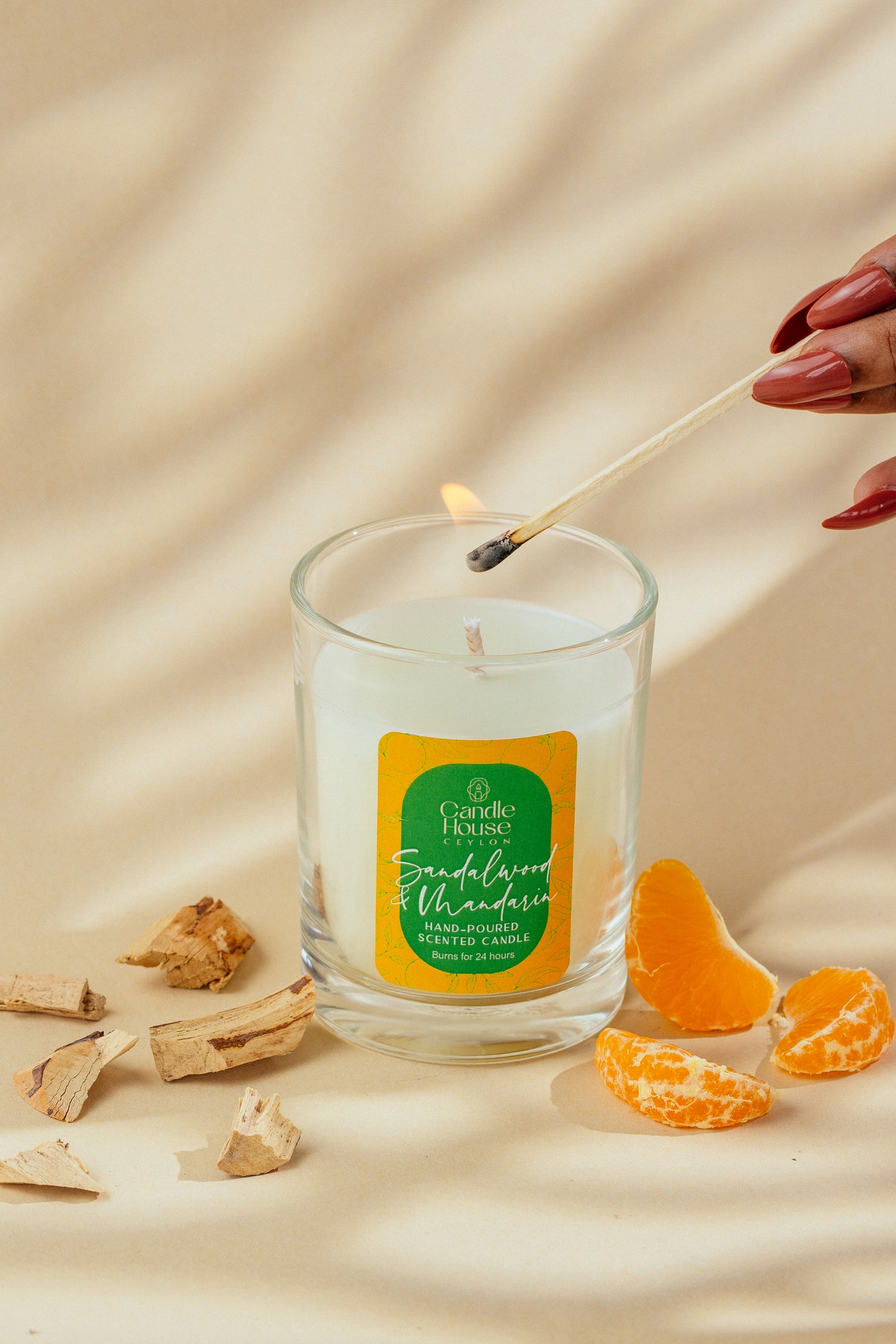 Sandalwood & Mandarin Luxe Candle