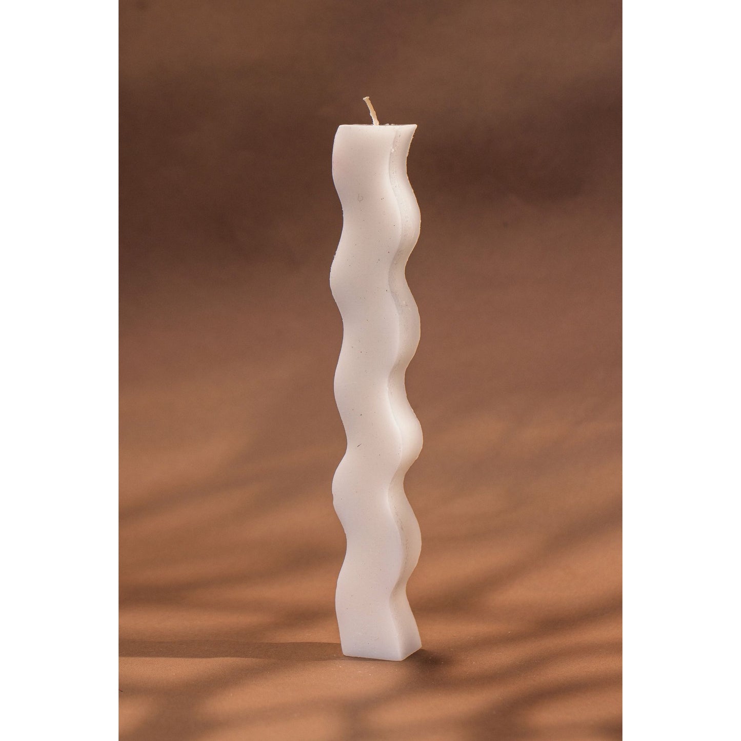 Wavy Taper Candle